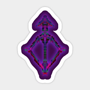 Sagittarius 2c Eggplant Sticker